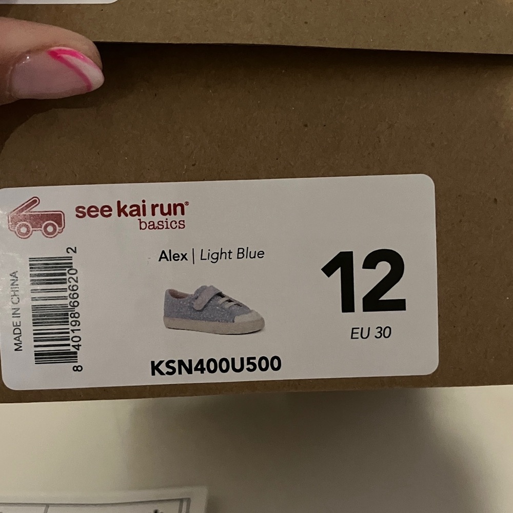 NEW See Kai Run Kids Sneakers - Blue and Pink - Picture 2 of 9